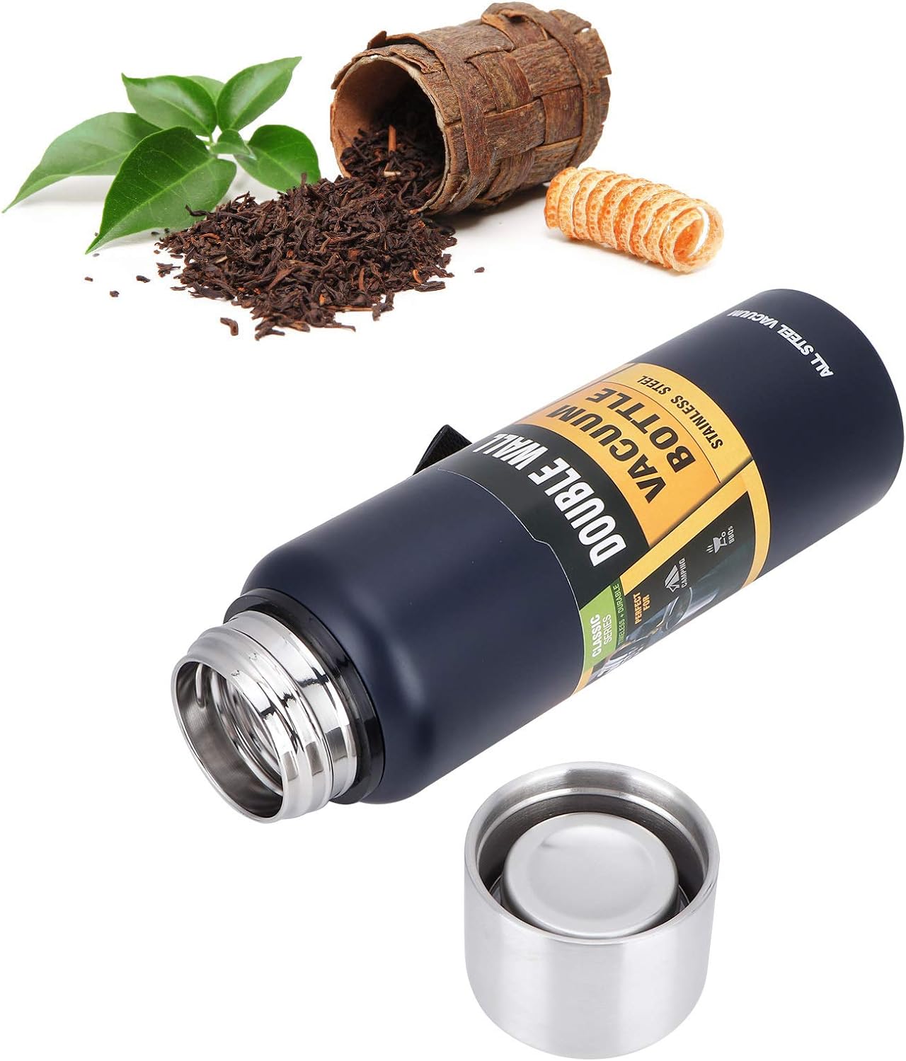 0334 304 Stainless Steel Vacuum Flask Water Bottle, Double Wall, Fridge Water Bottle, Leak Proof, Rust Proof, Hot & Cold Drinks, Gym BPA Free Camping for Sports, Outdoors Travel Home, For office/Gym/School (1500 ML) 0334 304 Stainless Steel Vacuum Flask Water Bottle, Double Wall, Fridge Water Bottle, Leak Proof, Rust Proof, Hot & Cold Drinks, Gym BPA Free Camping for Sports, Outdoors Travel Home, For office/Gym/School (1500 ML)